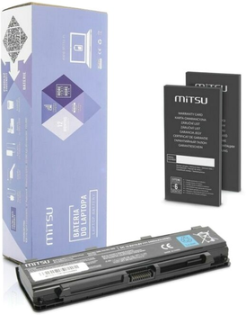 Акумулятор Mitsu для ноутбуків Toshiba C50, C55, C70, L70 10.8-11.1V 4400 mAh (48 Wh) (BC/TO-L70)