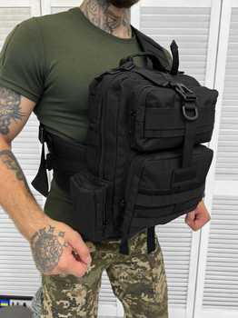 Тактичний однолямковий рюкзак Black 15 л
