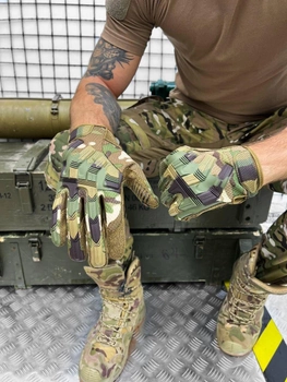Тактичні рукавички M-Pact Tactical Gloves Multicam XXL
