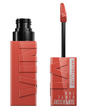 Pomadka w płynie Maybelline Super Stay Vinyl Ink winylowa trwała 125 Keen 4.2 ml (30152625)