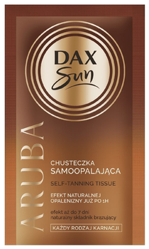 Серветка для обличчя та тіла Dax Sun Aruba для самозасмаги 6 г (5900525076137)