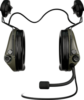 Активні навушники Sordin Supreme MIL CC гарнітура, кріплення ARC Rail Зелені (5010015)