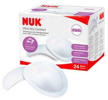 Накладки для грудей Nuk Discos Protectores 24 шт (4008600045137)