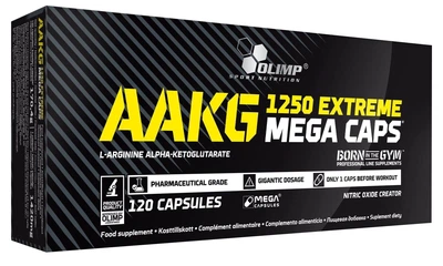 Suplement diety  Olimp AAKG 1250 Extreme Mega Caps 120 kapsułek (5901330025389)