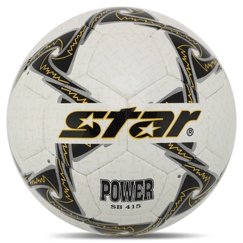 М'яч футбольний STAR POWER SB415 №5 PU білий-чорний