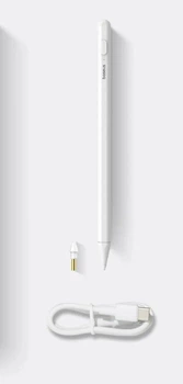 Стилус Baseus Smooth Writing 2 Series Bluetooth для iPad 2018-2025, Dual Charging беспроводная зарядка или через Type-C (BS-PS009)