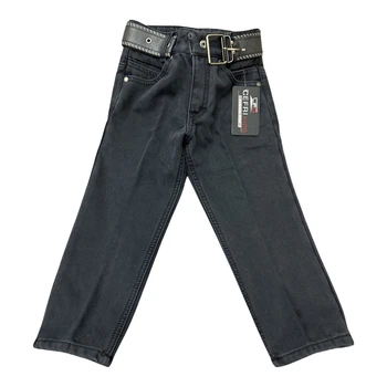Джинсы утепленные на флисе для мальчика Cerfi Kids 110-116 см Графитовые (0172)