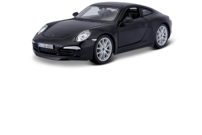 Samochód metalowy Bburago Porsche 911 Carrera S Czarny 1/24 (4893993002726)