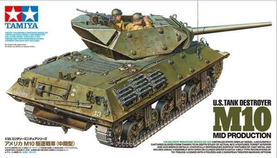 Пластикова модель для складання Tamiya US M10 Mid Production tank 1:35 (4950344353507)