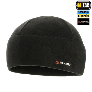 Шапка M-Tac WATCH CAP ФЛІС LIGHT POLARTEC Black Розмір L