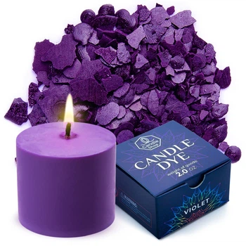 Краситель CANDLE SHOP ФИОЛЕТОВЫЙ для изготовления свечей хлопья 57 грамм