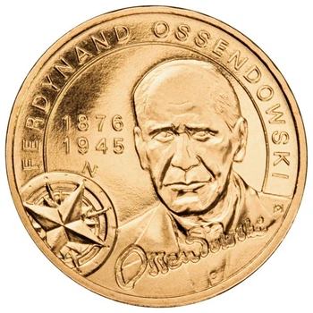 Монета Польща 2 злотих 2011 UNC Фердинанд Оссендовскій (Y#797)