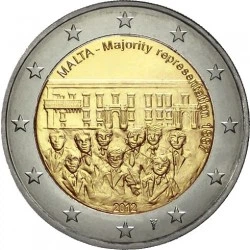 Монета Мальта 2 євро 2012 «Рада більшості» UNC (KM#145)