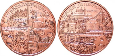 Монета Австрия 10 евро 2013 «Нижняя Австрия» UNC (KM#3221)