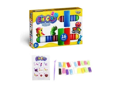 Набор креативного творчества Air Clay, Danko Toys (16 цветов), ARCL-04-01U