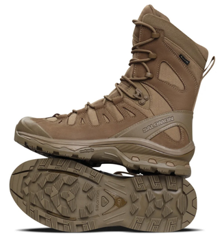 Чоловічі Зимові черевики Берці Salomon Quest 4D Forces High GTX , колір койот, розмір 44 2/3, 29 см Польові, тактичні