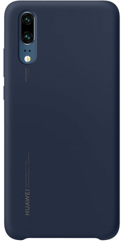 Etui Huawei Silicone Cover do P20 Dark Blue (6901443214129)