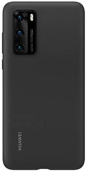 Etui Huawei Silicone Case do P40 Black (6901443365937)