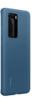 Etui Huawei Silicone Case do P40 Blue (6901443365944)
