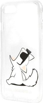 Панель Karl Lagerfeld Choupette Fun do Apple iPhone 7/8 Transparent (3700740435960)