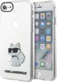 Панель Karl Lagerfeld Ikonik Choupette do Apple iPhone 7/8 Transparent (3666339118839)