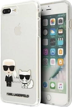 Etui Karl Lagerfeld Karl&Choupette do Apple iPhone 7/8 Plus Transparent (3700740494172)