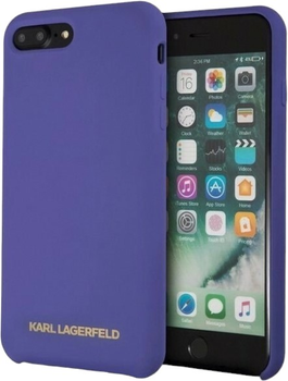 Etui Karl Lagerfeld Silicone do Apple iPhone 7/8 Plus Purple (3700740435533)