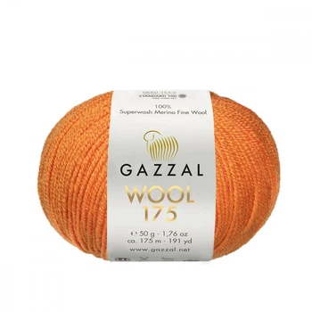 Пряжа Gazzal Wool 175 316-Кирпич