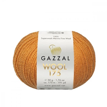 Пряжа Gazzal Wool 175 314-Кориця