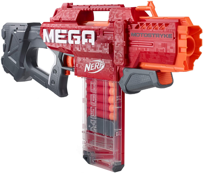 Бластер Нєрф Мєга Мотострайк Nerf Mega Motostryke Motorized 10-Dart Blaster Hasbro (E6473)