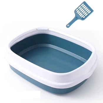 Лоток для собак с бортиком Pet Style разноцветный 48х40х14
