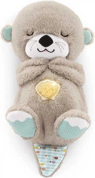 Музыкальный плюшевый Выдренок Фишер Прайс Fisher-Price Soothe 'N Snuggle Otter, Portable Plush Baby Toy with Music (FXC66)