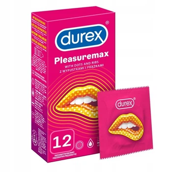 Презервативи Durex Pleasuremax зі смужками 12 шт (5038483193051)