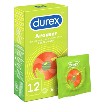 Prezerwatywy Durex Arouser prążkowane 12 szt (5010232964822)