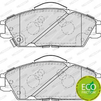 Колодки дискові гальмові, к-кт. Ferodo FDB4076