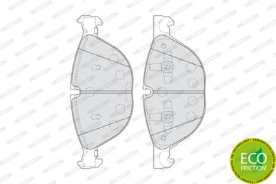 Тормозные колодки, к-кт Ferodo FDB4079