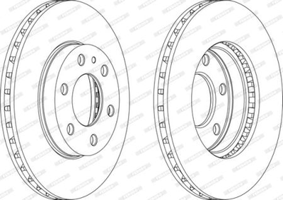 Гальмівний диск Ferodo FCR314A