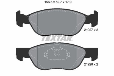 Тормозные колодки дисковые Textar 2192703