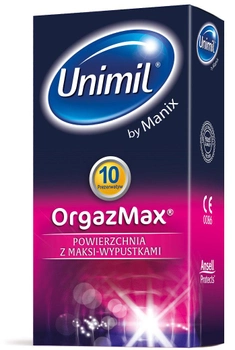 Презервативи Unimil OrgazMax латексні 10 шт (5011831090806)