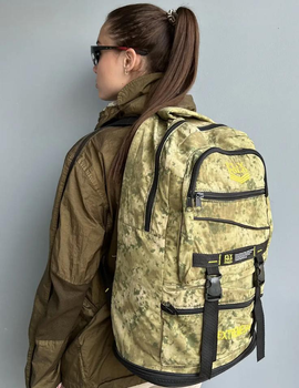 Тактичний рюкзак для військових РЮК05 55-60 л. Хакі мілітарі