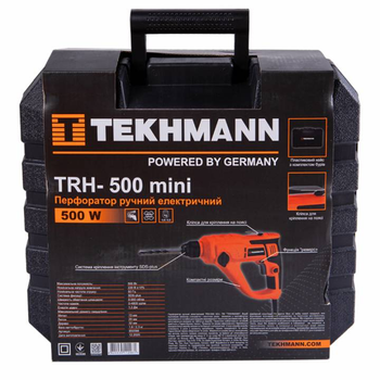 Перфоратор ручний із подвійною ізоляцією Tekhmann TRH-500 Mini