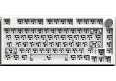 Клавиатура беспроводная FL ESPORTS DIY-barebone MK750 Wireless/Bluetooth/USB White (MK750-4247)