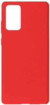 Панель Goospery Mercury Silicone для Samsung Galaxy Note 20 Red (8809745576557)