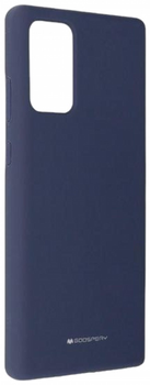 Панель Goospery Mercury Silicone для Samsung Galaxy Note 20 Navy (8809745576588)