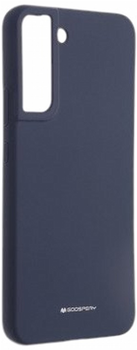 Etui Goospery Mercury Silicone do Samsung Galaxy S22 Plus Navy (8809842234626)