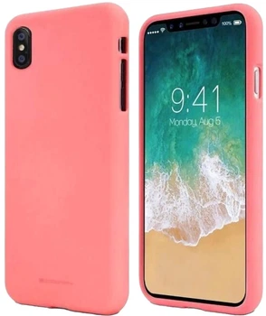 Панель Goospery Mercury Soft для Sony Xperia XZ1 Pink (8809550410886)