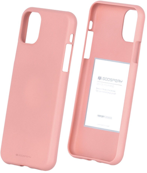 Etui Goospery Mercury Soft do Apple iPhone 12/12 Pro Różowy (8809745631621)