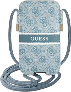 Чохол-сумка CG Mobile Guess 4G Stripe універсальний Blue (3666339031725)