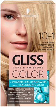 Farba do włosów Gliss Color Care & Moisture 10-1 Ultra Jasny Perłowy Blond 143 ml (9000101262223)