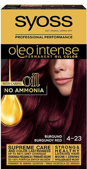 Farba do włosów Syoss Oleo Intense trwale koloryzująca z olejkami 4-23 Burgundowa Czerwień (9000100840835)